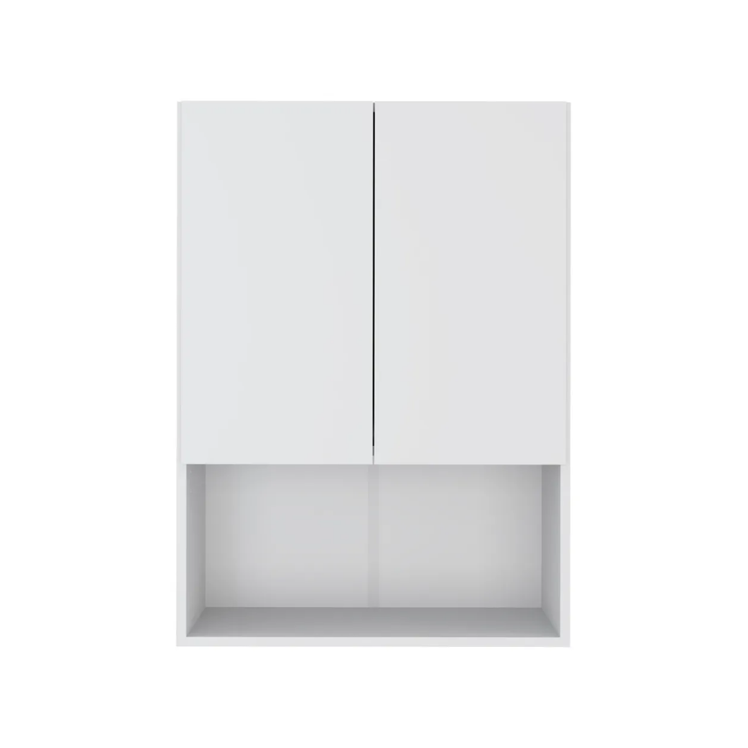 imagem de Armário Lavanderia com 2 Portas e Prateleira Multimóveis Branco